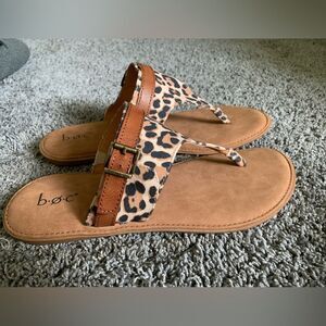 New b.o.c Mya animal print sandals. Size 11